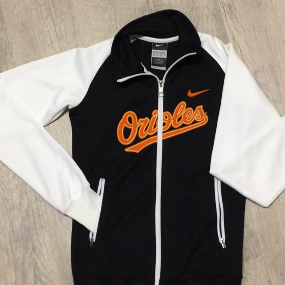 Nike XS MLB Baltimore Orioles zipper jacket